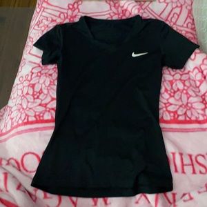 Nike dry fit top (black with white check)